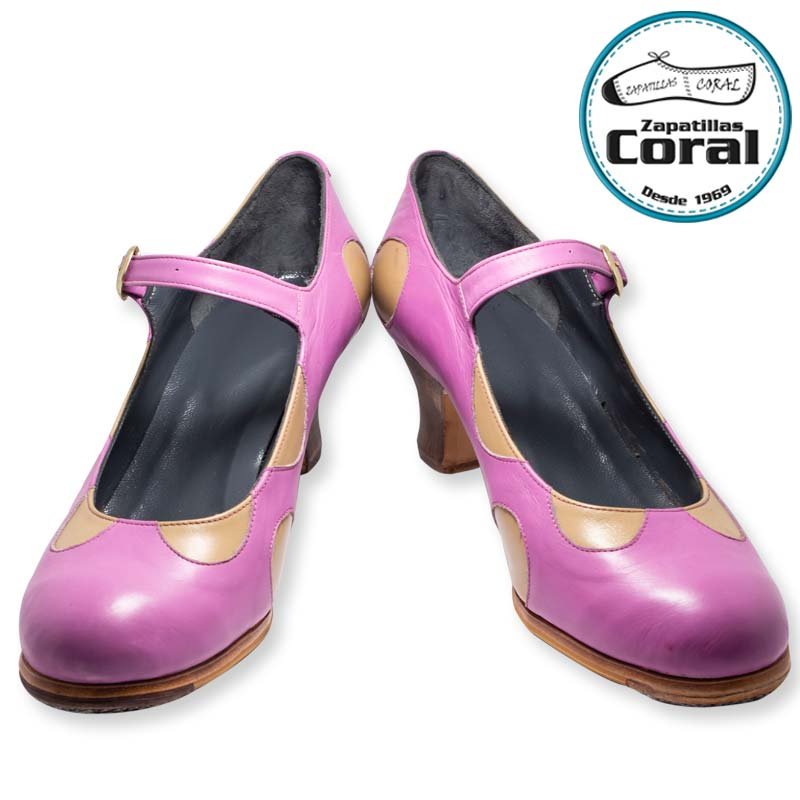 Calzado flamenco profesional modelo Lunar de Zapatillas Coral, vista 1
