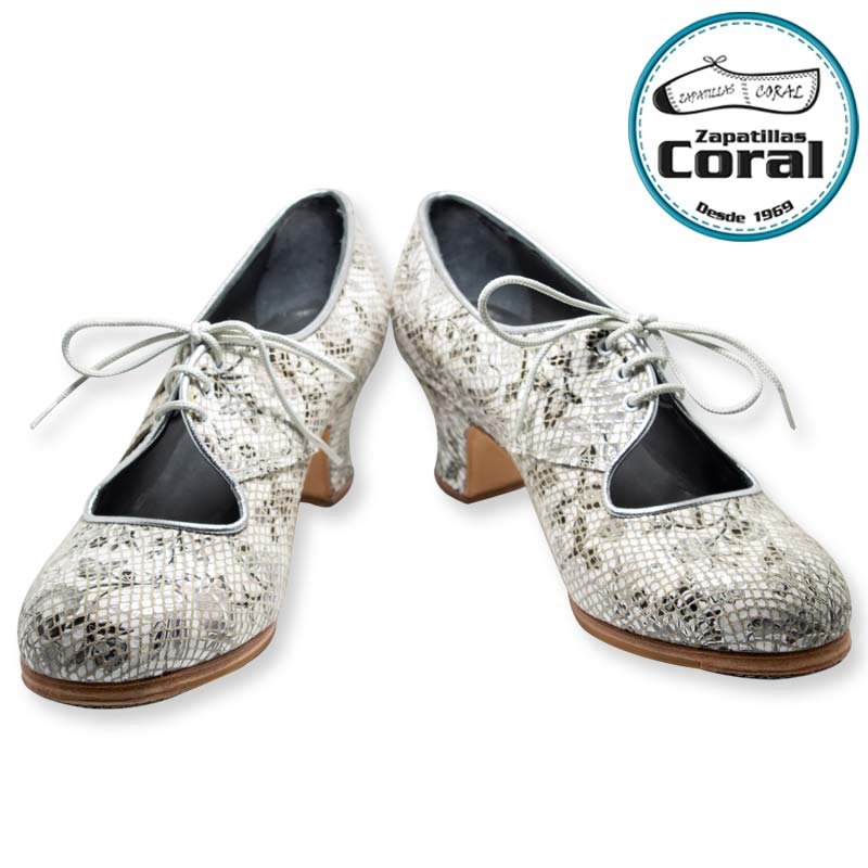 Calzado flamenco profesional modelo Lágrimas de Zapatillas Coral, vista 1