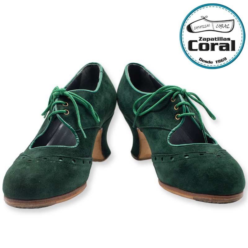 Calzado flamenco profesional modelo Lazo Picado de Zapatillas Coral, vista 1
