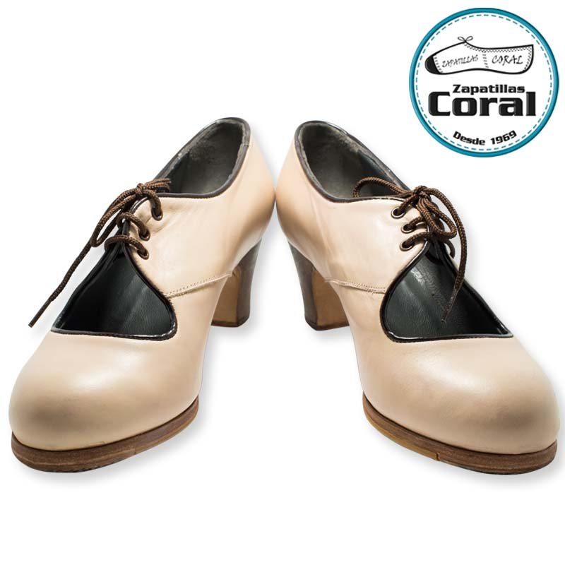 Calzado flamenco profesional modelo Lazo de Zapatillas Coral, vista 1