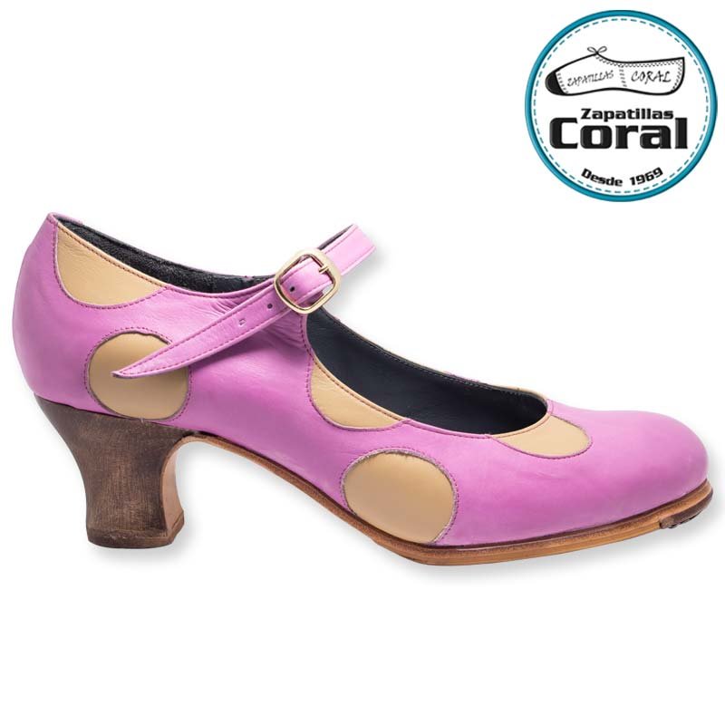 Calzado flamenco profesional modelo Lunar de Zapatillas Coral, vista 2