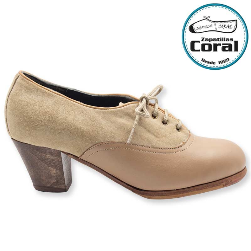 Calzado flamenco profesional modelo Chapín Partido de Zapatillas Coral, vista 2